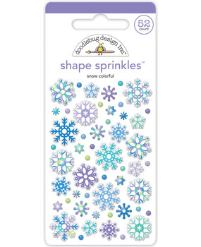 Doodlebug Design Snow Colorful Shape Sprinkles (8347) (OUTLET)
