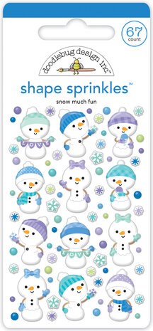 Doodlebug Design Snow Much Fun Shape Sprinkles (8348) (OUTLET)