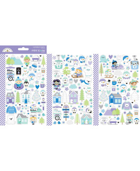 Doodlebug Design Snow Much Fun Mini Icons Stickers (8358) (OUTLET)