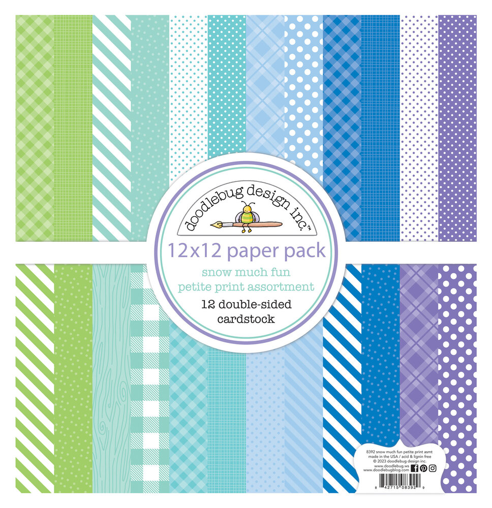 Doodlebug Design Snow Much Fun 12x12 Inch Petite Prints Assortment Pack (8392) (OUTLET) Doodlebug Design Snow Much Fun 12x12 Inch Petite Prints Assortment Pack (8392) (OUTLET)