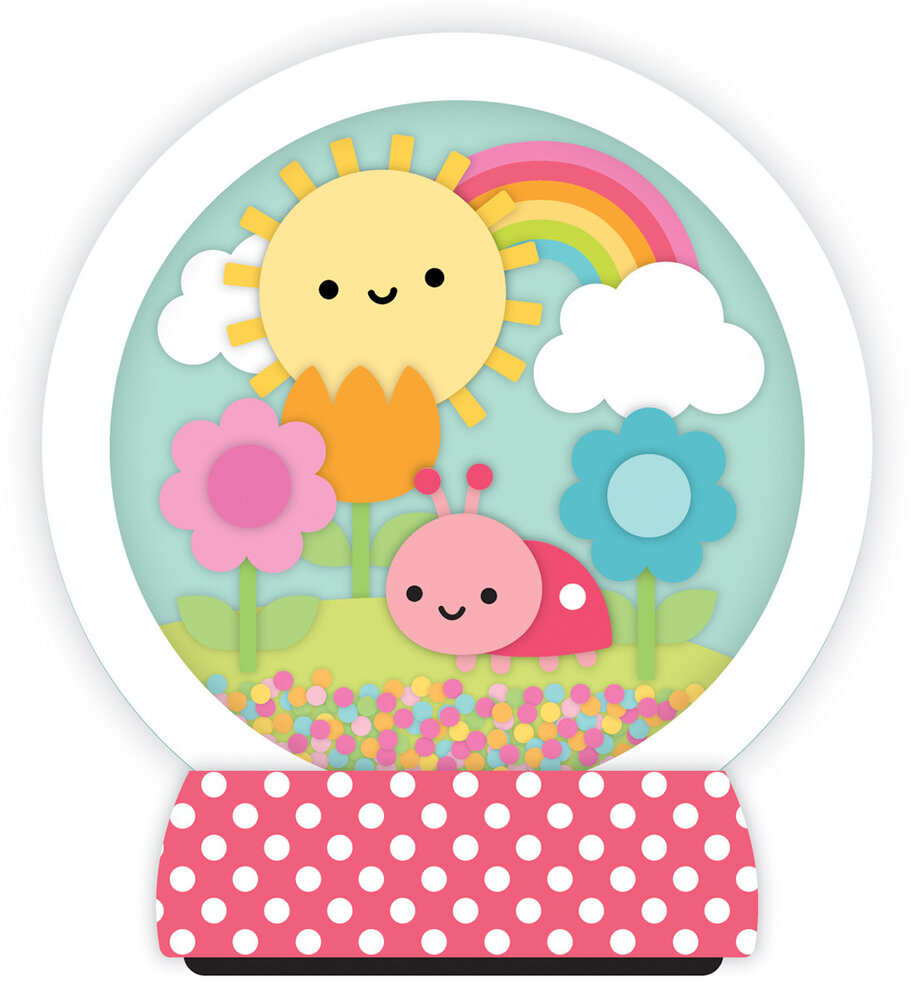 Doodlebug Design DIY Snow Globe Kit (8397) (OUTLET)