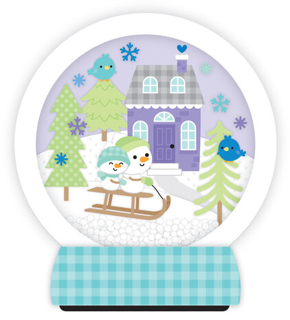 Doodlebug Design DIY Snow Globe Kit (8397) (OUTLET)