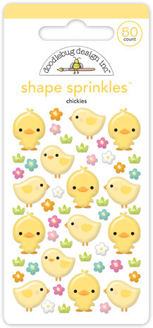 Doodlebug Design Chickies Shape Sprinkles (8426) (OUTLET)