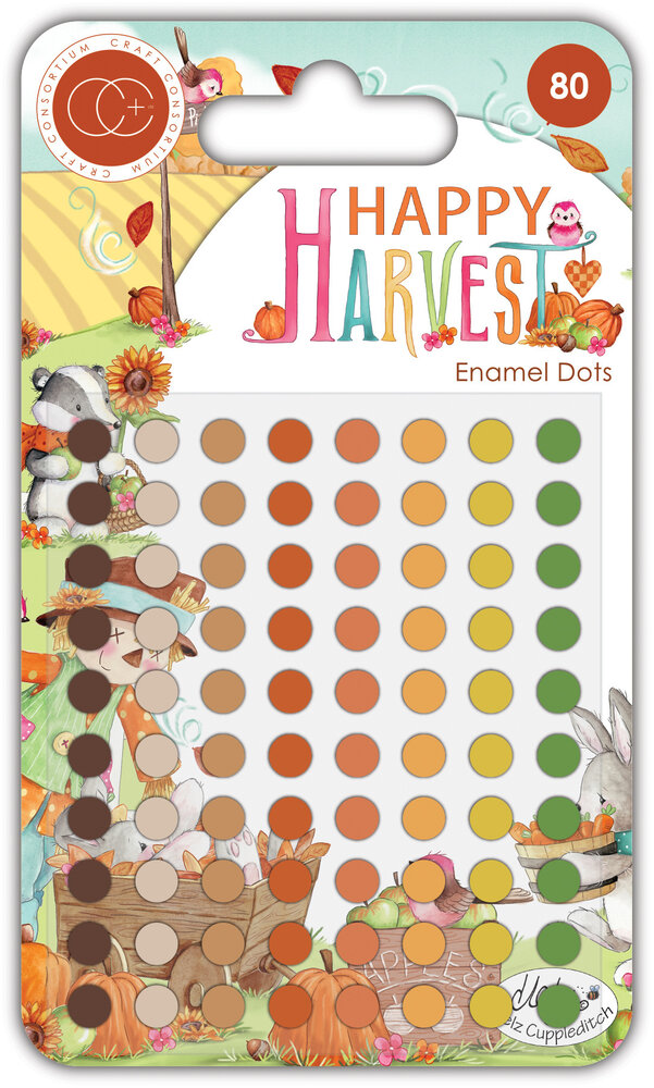 Craft Consortium Happy Harvest Enamel Dots (CCADOT026) (OUTLET)