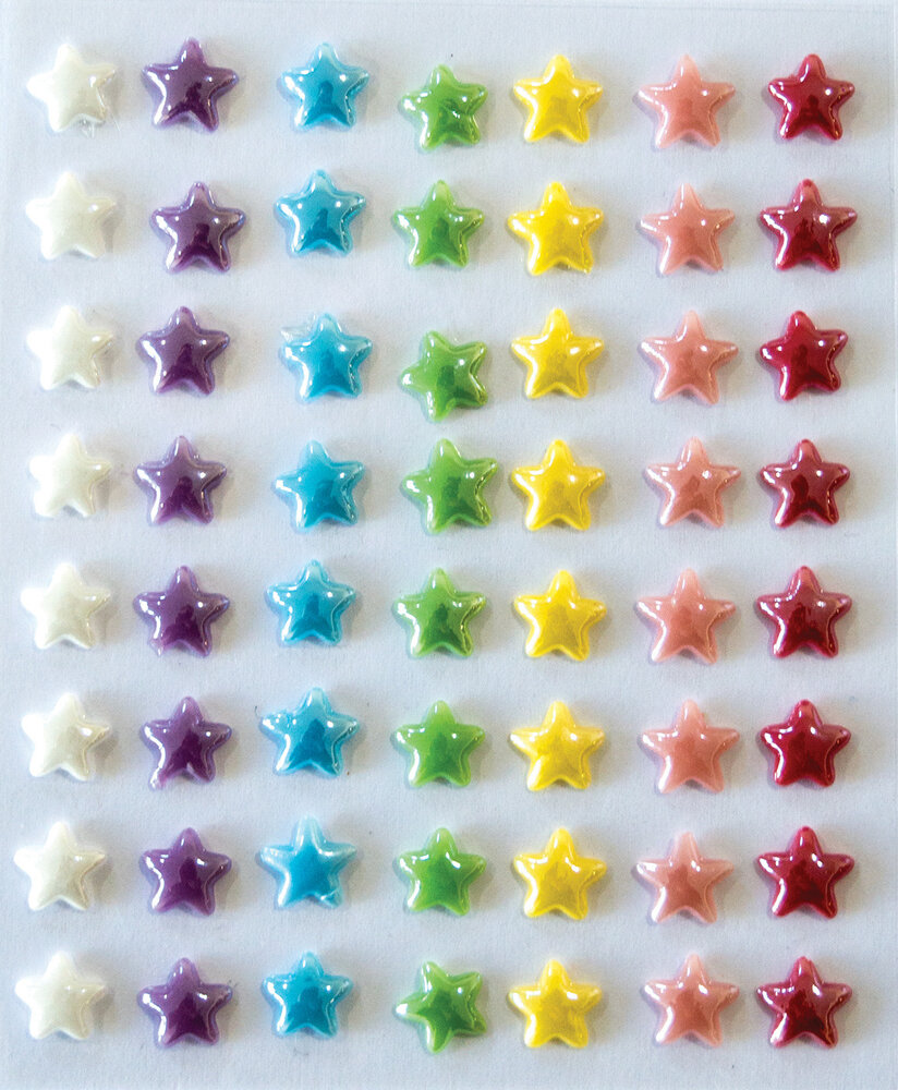 Craft Consortium Fairy Wishes Adhesive Enamel Stars (CCADOT028) (OUTLET)