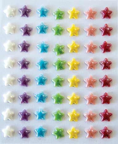 Craft Consortium Fairy Wishes Adhesive Enamel Stars (CCADOT028) (OUTLET)