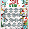 Craft Consortium It's Snome Time 2 Adhesive Snowflakes (CCAPRL008) (OUTLET)