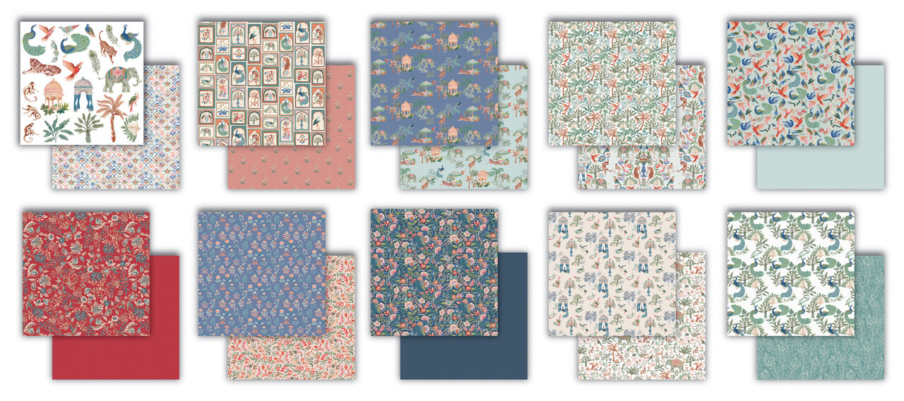 Craft Consortium Palace Garden 6x6 Inch Paper Pad (CCDPAD003B) (OUTLET)