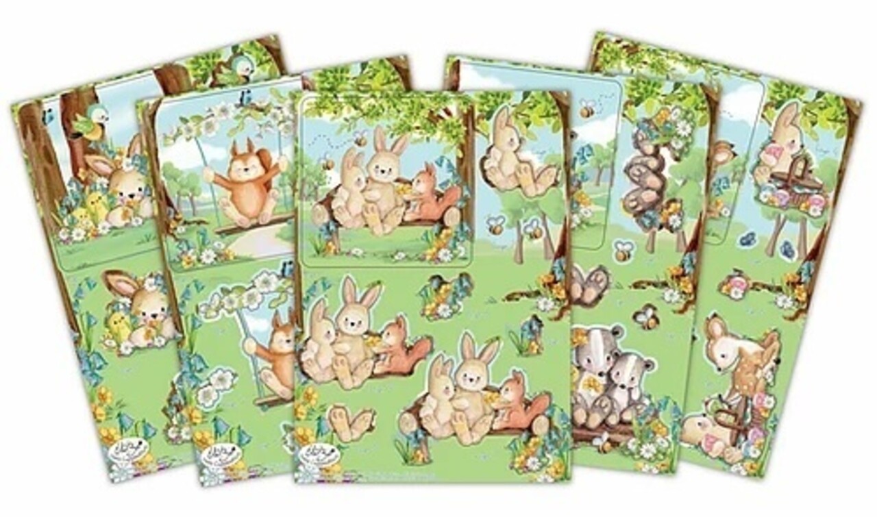 Craft Consortium Bluebells and Buttercups 3D Decoupage Set (CCDPAK006) (OUTLET)