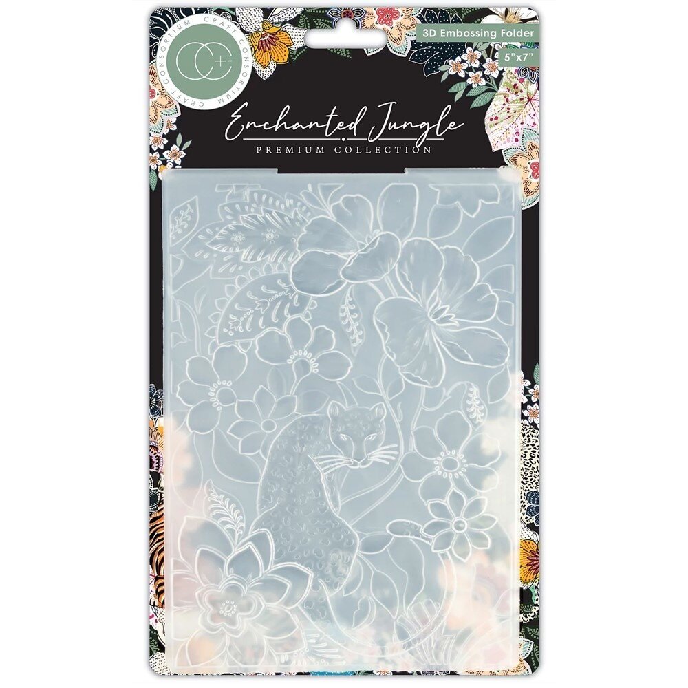 Craft Consortium Enchanted Jungle 3D Embossing Folder (CCEMBS001) (OUTLET) Craft Consortium Enchanted Jungle 3D Embossing Folder (CCEMBS001) (OUTLET)