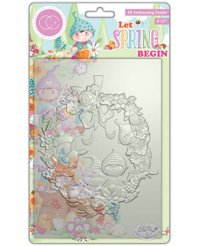 Craft Consortium Let Spring Begin 3D Embossing Folder (CCEMBS003) (OUTLET)
