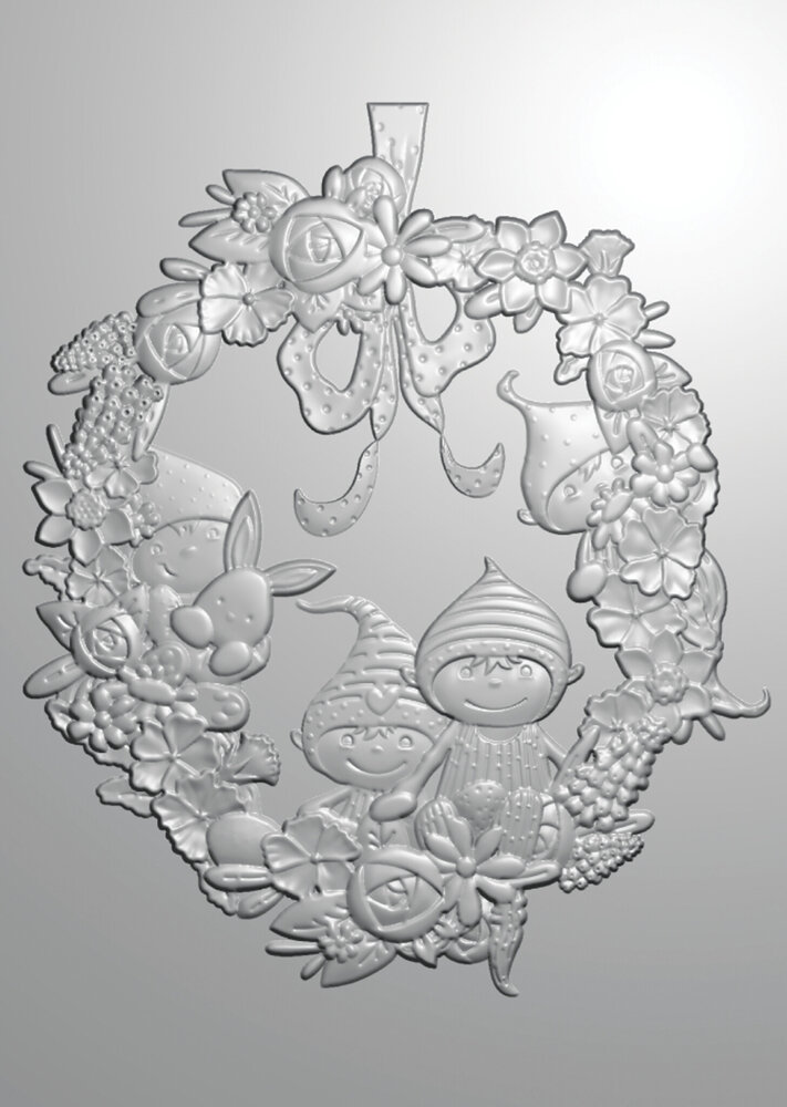 Craft Consortium Let Spring Begin 3D Embossing Folder (CCEMBS003) (OUTLET)