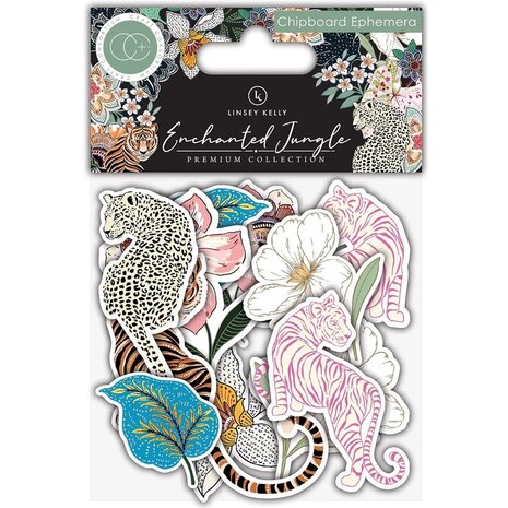 Craft Consortium Enchanted Jungle Chipboard Ephemera (CCEPH002) (OUTLET)