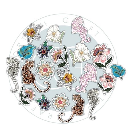 Craft Consortium Enchanted Jungle Chipboard Ephemera (CCEPH002) (OUTLET)