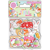 Craft Consortium Let Spring Begin Chipboard Ephemera (CCEPH007) (OUTLET)