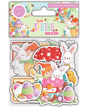 Craft Consortium Let Spring Begin Chipboard Ephemera (CCEPH007) (OUTLET)