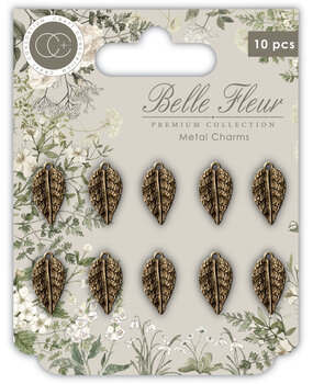 Craft Consortium Belle Fleur Metal Charms Leaf (CCMCHRM031) (OUTLET)