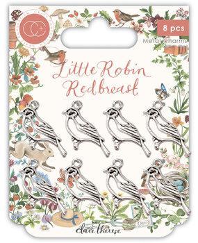 Craft Consortium Little Robin Redbreast Metal Charms Robin (CCMCHRM039) (OUTLET)