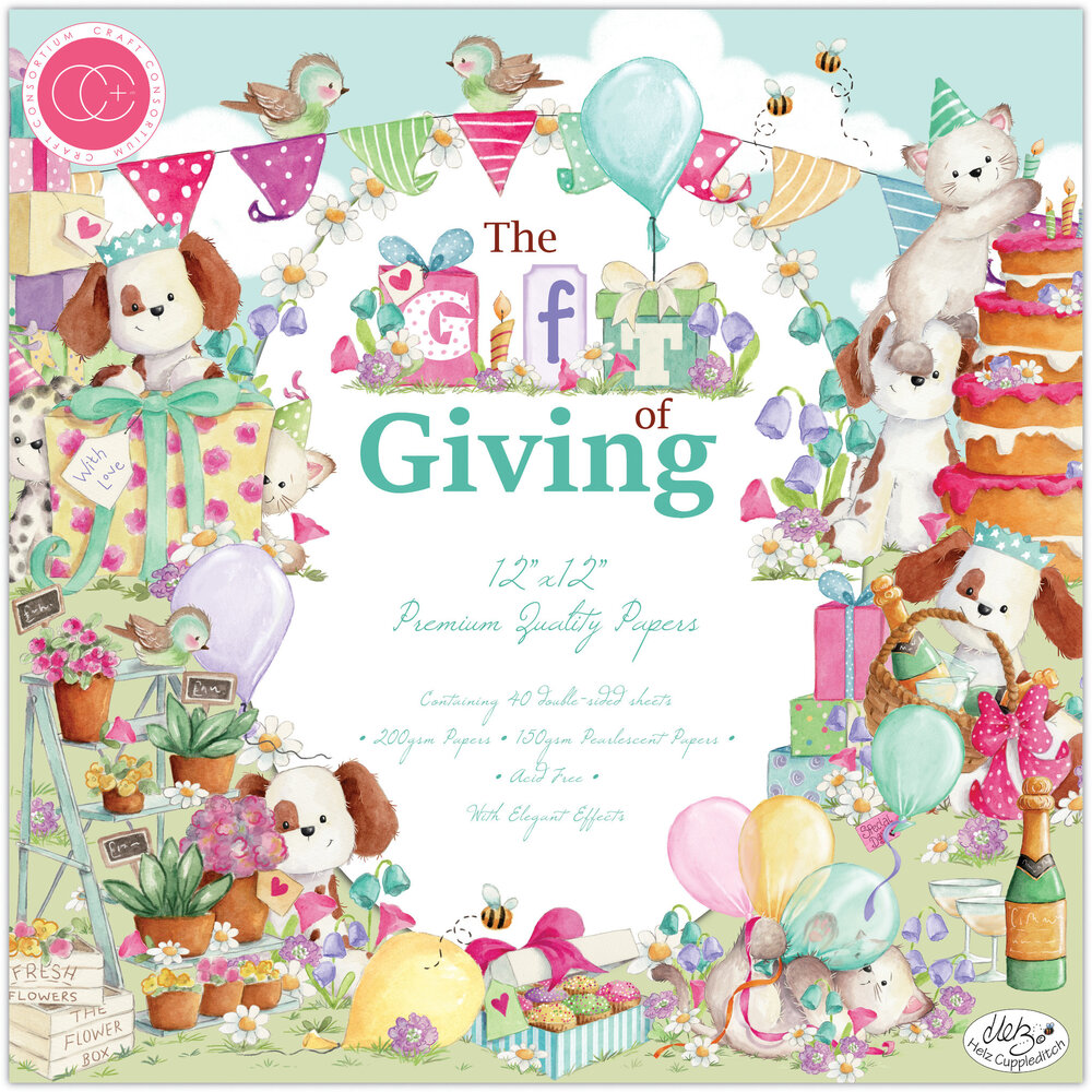 Craft Consortium The Gift of Giving 12x12 Inch Paper Pad (CCPPAD019) (OUTLET)