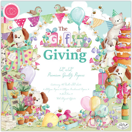 Craft Consortium The Gift of Giving 12x12 Inch Paper Pad (CCPPAD019) (OUTLET)