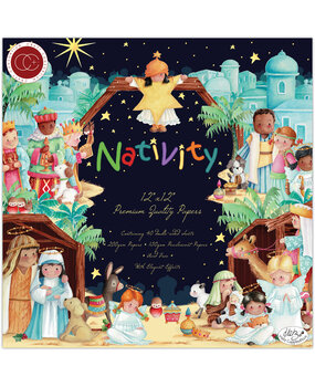 Craft Consortium Nativity 12x12 Inch Paper Pad (CCPPAD) (OUTLET)