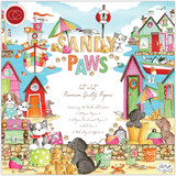 Craft Consortium Sandy Paws 12x12 Inch Paper Pad (CCPPAD028) (OUTLET)
