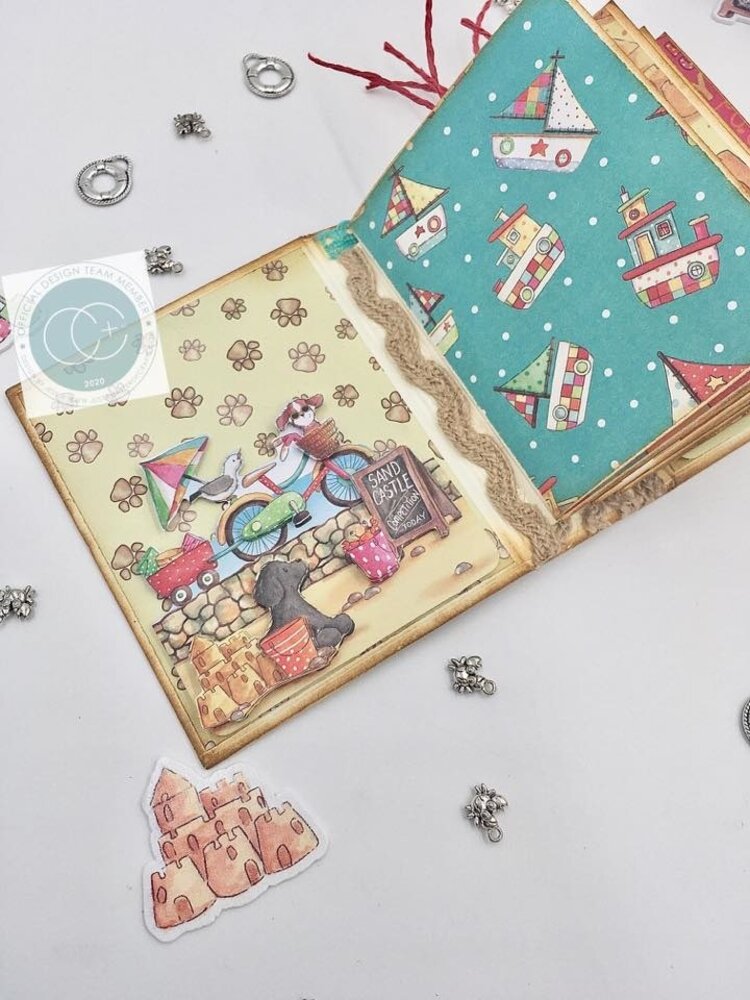 Craft Consortium Sandy Paws 12x12 Inch Paper Pad (CCPPAD028) (OUTLET)