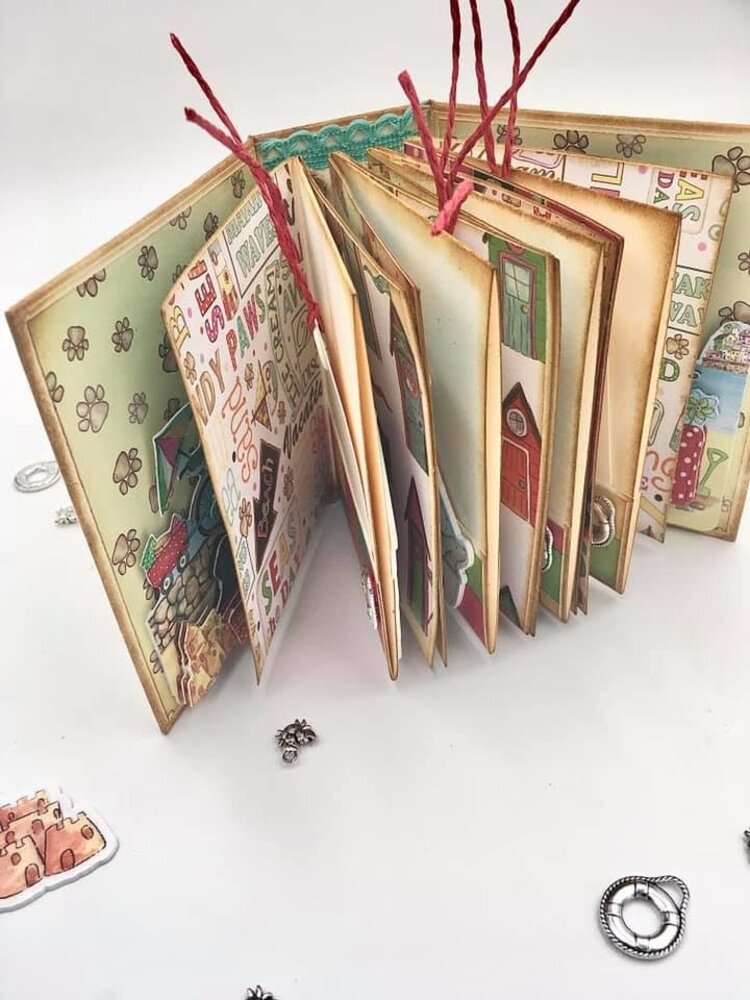 Craft Consortium Sandy Paws 12x12 Inch Paper Pad (CCPPAD028) (OUTLET)