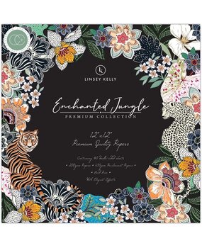 Craft Consortium Enchanted Jungle 12x12 Inch Paper Pad (CCPPAD036) (OUTLET)