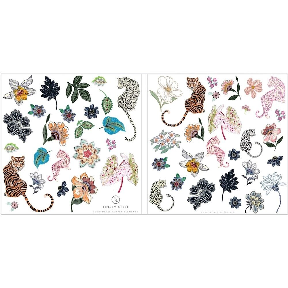 Craft Consortium Enchanted Jungle 12x12 Inch Paper Pad (CCPPAD036) (OUTLET)