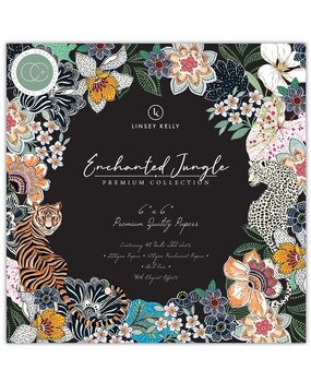 Craft Consortium Enchanted Jungle 6x6 Inch Paper Pad (CCPPAD036B) (OUTLET)