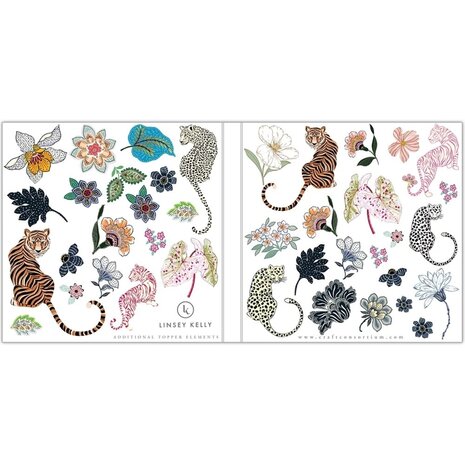 Craft Consortium Enchanted Jungle 6x6 Inch Paper Pad (CCPPAD036B) (OUTLET)