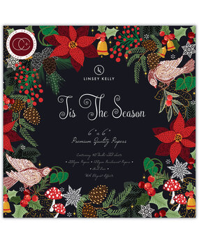 Craft Consortium Tis the Season 6x6 Inch Paper Pad (CCPPAD038B) (OUTLET)