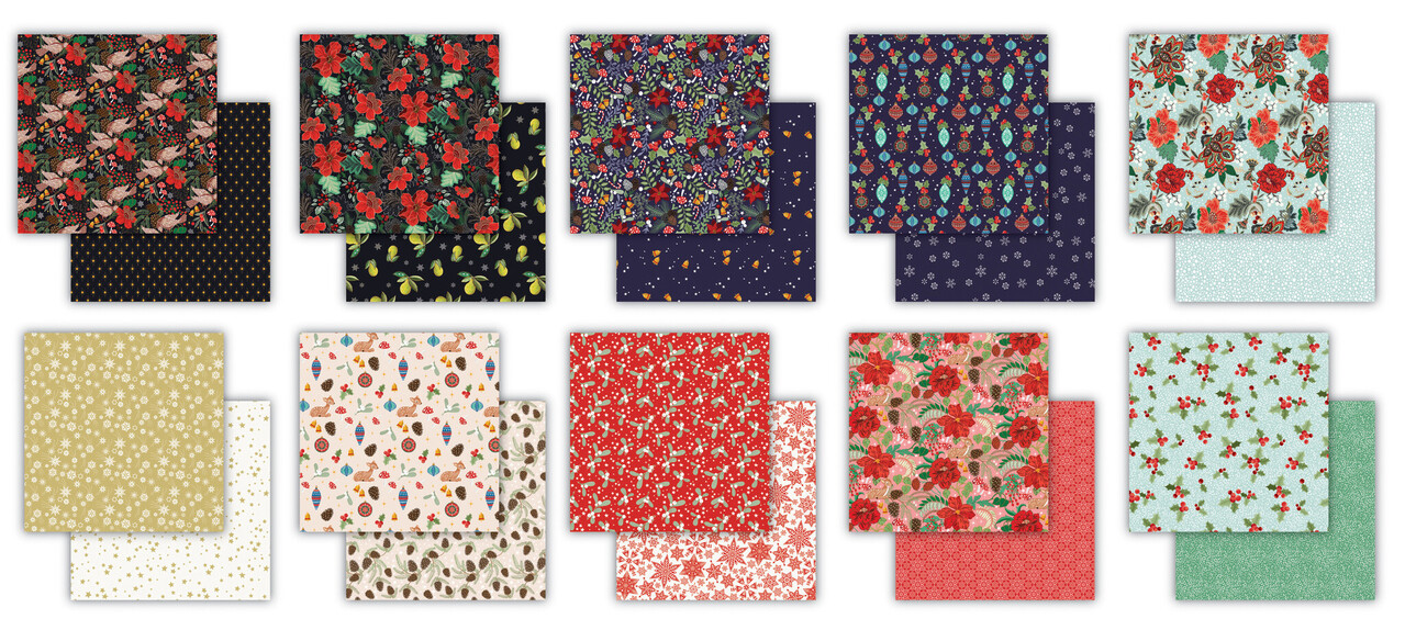 Craft Consortium Tis the Season 6x6 Inch Paper Pad (CCPPAD038B) (OUTLET)