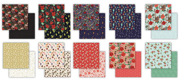 Craft Consortium Tis the Season 6x6 Inch Paper Pad (CCPPAD038B) (OUTLET)