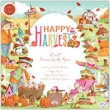 Craft Consortium Happy Harvest 12x12 Inch Paper Pad (CCPPAD039) (OUTLET)