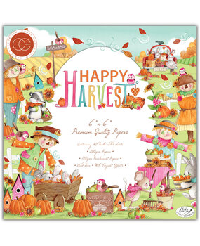 Craft Consortium Happy Harvest 6x6 Inch Paper Pad (CCPPAD039B) (OUTLET)