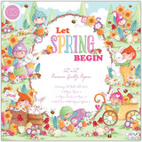 Craft Consortium Let Spring Begin 12x12 Inch Paper Pad (CCPPAD041) (OUTLET)