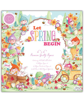 Craft Consortium Let Spring Begin 6x6 Inch Paper Pad (CCPPAD041B) (OUTLET)
