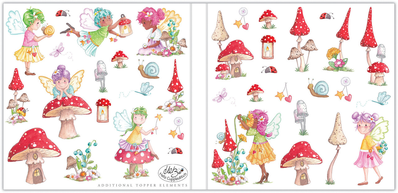 Craft Consortium Fairy Wishes 6x6 Inch Paper Pad (CCPPAD042B) (OUTLET)