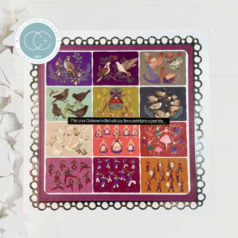 Craft Consortium 12 Days of Christmas 6x6 Inch Paper Pad (CCPPAD044B) (OUTLET)