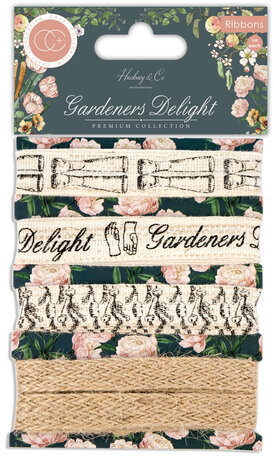 Craft Consortium Gardeners Delight Lace Ribbons (CCRBN002) (OUTLET)