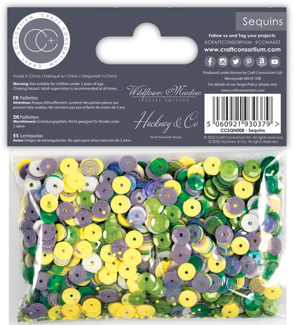 Craft Consortium Wildflower Meadow Special Edition Sequins (CCSQN008) (OUTLET)