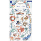 Craft Consortium Ocean Tale Puffy Stickers (CCSTKR004) (OUTLET)