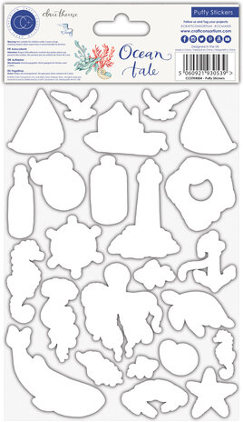 Craft Consortium Ocean Tale Puffy Stickers (CCSTKR004) (OUTLET)