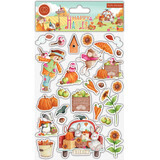 Craft Consortium Happy Harvest Puffy Stickers (CCSTKR005) (OUTLET)