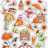 Craft Consortium Happy Harvest Puffy Stickers (CCSTKR005) (OUTLET)