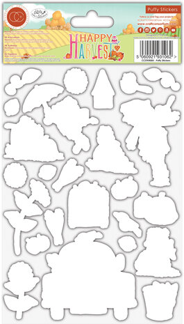 Craft Consortium Happy Harvest Puffy Stickers (CCSTKR005) (OUTLET)