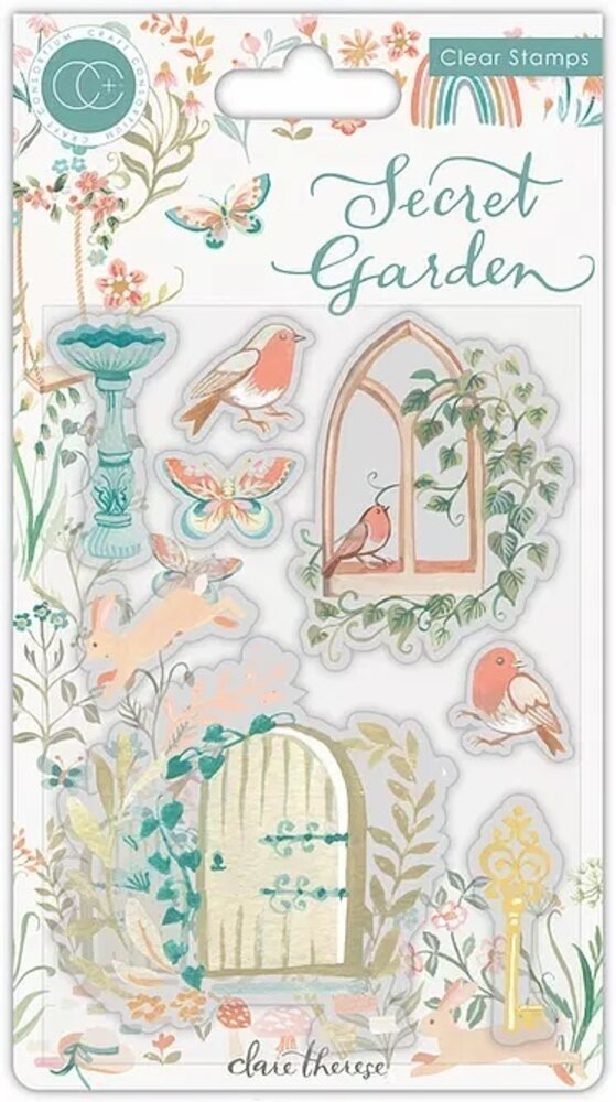 Craft Consortium Secret Garden Clear Stamps (CCSTMP060) (OUTLET)