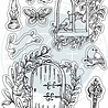 Craft Consortium Secret Garden Clear Stamps (CCSTMP060) (OUTLET)